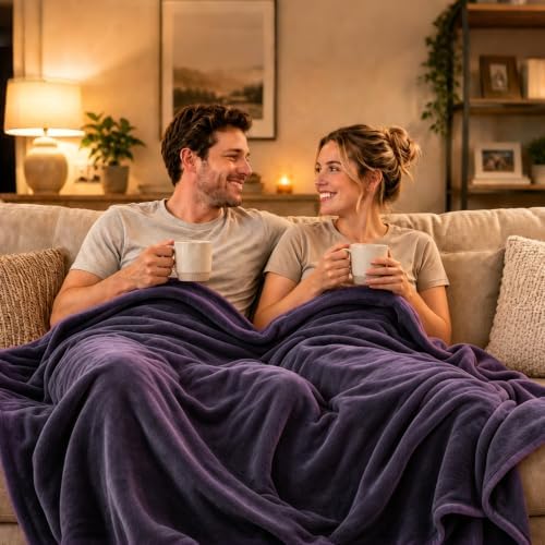 LOOBANI Waterproof Blanket for King Size Bed, Reversible Leakproof 85"x108"