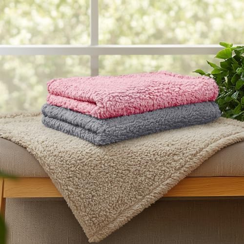 Luciphia 3 Pack Soft Sherpa Fleece Blankets for Dogs Cats Puppies,30"x20"