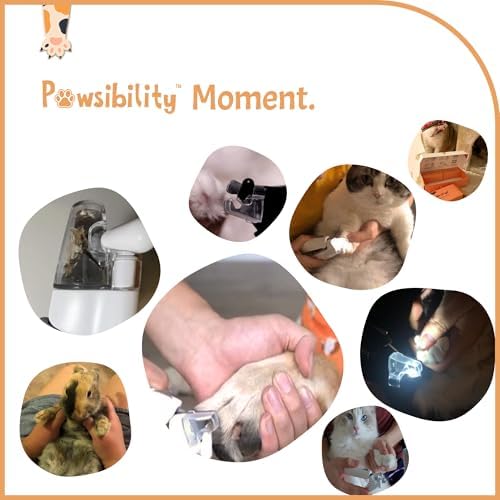 Pawsibility - Reinvented Pet Nail Clippers for Your Pal - [USB Rechargeable] - LED Light for Bloodline | Razor Sharp and Durable Blade | Vets Recommended Trimming Tool for Dogs and Cats - Green