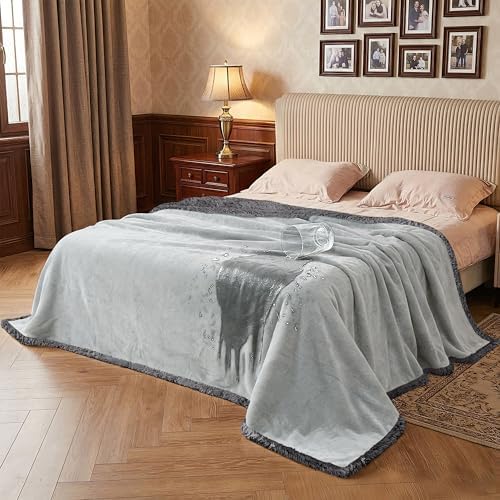 Catalonia Waterproof Blanket for Bed, Reversible Leakproof Throw
