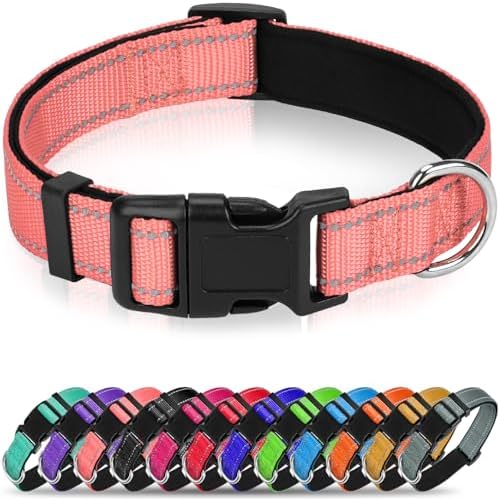 Reflective Dog Collar for Small Dogs with Quick Release Buckle
