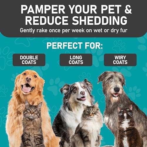 Maxpower Planet Pet Grooming Rake and Dematting Comb, Pet Pro