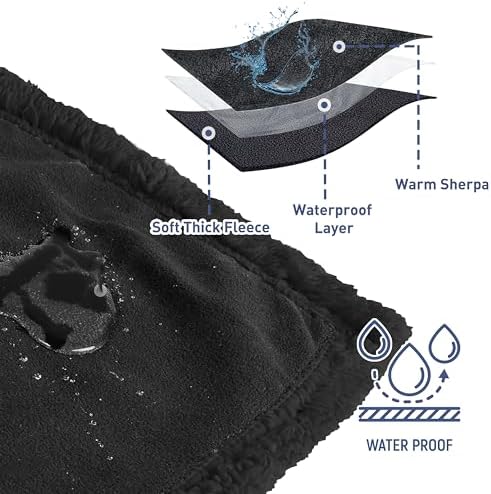 Catalonia Waterproof Blanket for Bed, Reversible Leakproof Throw