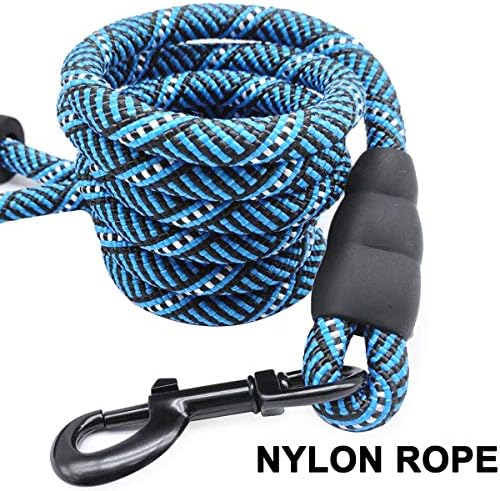 MayPaw 20ft Long Rope Dog Leash for Large Medium Dogs Soft Handle Dog Lead
