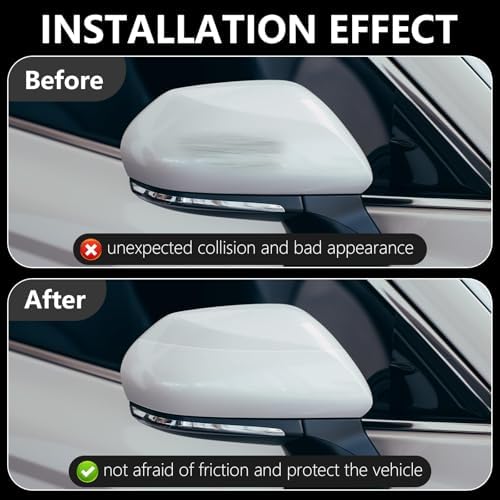 DGSL Car Door Edge Guards Door Sill Protector, 1.2In x 33Ft 5D Carbon Fiber Car Wrap Film, Vinyl Automotive Wrap Film Anti-Collision Fits for Most Car(Transparent)