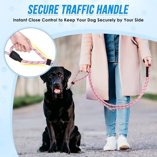 Lukovee Hands Free Dog Leash, 10FT Adjustable Waist-Lead & Shoulder Lead