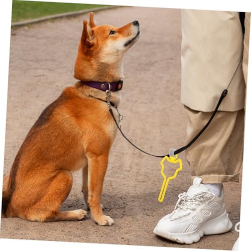 Hemoton Hands-Free Dog Poop Bag Holder Adjustable and Lightweight Waste Bag Carrier for Leash Clips Retractable Support for Walking