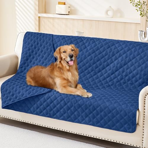 Smiry Waterproof Reversible Pet Couch Covers for Dogs