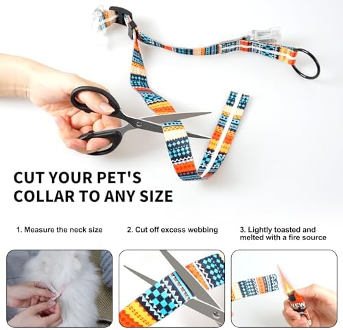 Light Up Dog Collar+LED Dog Leash,Rechargeable Waterproof LED Dog Collar Set,1.5m,3 Lighting Modes for Medium Large Dogs Walking at Night(1.5m Leash+10-25in Collar Can be Crop)