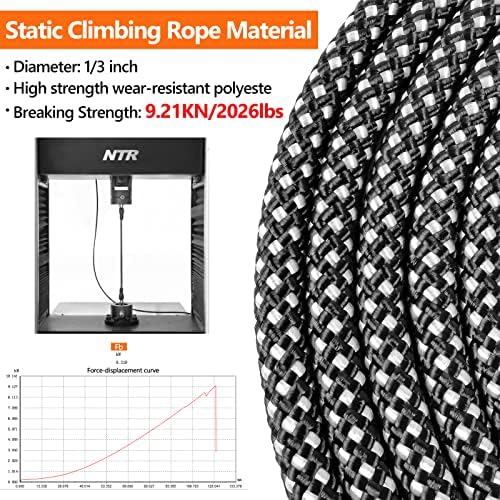 NTR Heavy Duty Dog Leash, Black 10MM 15FT Training Leash with Swivel Lockable Hook and Comfortable Padded Handle, Dog Lead for Walking, Hunting, Camping, Backyard for Small Medium and Large Dogs