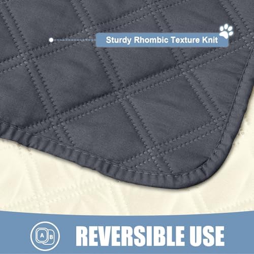 Smiry Waterproof Reversible Pet Couch Covers for Dogs