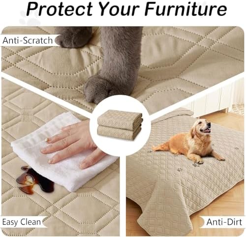 hyha Waterproof Dog Bed Blanket - Soft Pet Blanket & Sofa Cover for Dogs