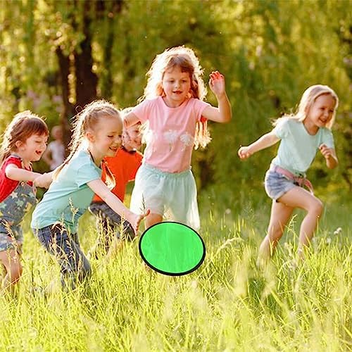 10 PCS Foldable Flying Disc Fans Set with Bag Folding Pocket Beach Flying Disc for Party Favors Summer Outdoor Activity