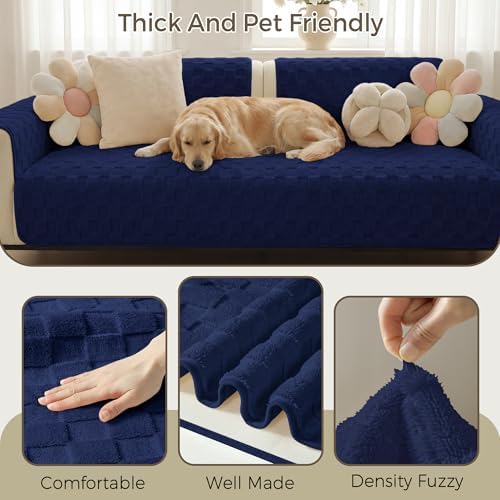 Foxdecor Couch Cover for Dogs Sofa Covers Non Slip Couch Pad Pet Friendly