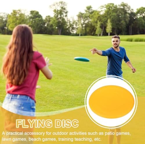 PATIKIL Flying Disc, Soft Silicone Colorful Flying Disk Flyer for Outdoor Sports Lawn