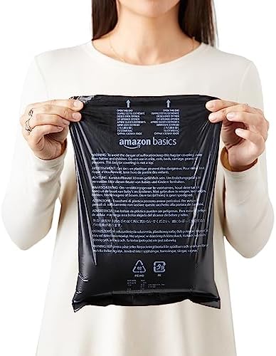 Amazon Basics Dog Poop Leak Proof Bags with Dispenser and Leash Clip, Unscented, 13" x 9", (60 Rolls), 900 Count (Pack of 6)