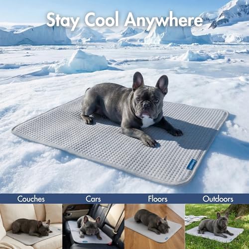 Spark Paws FrostCore Dog Cooling Mat - Non Gel Self Cooling Pet Pad