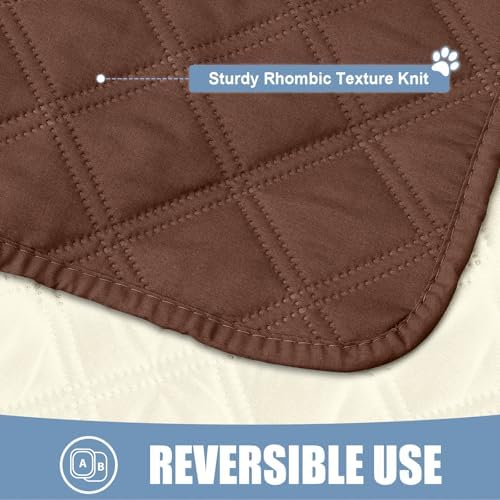 Smiry Waterproof Reversible Pet Couch Covers for Dogs