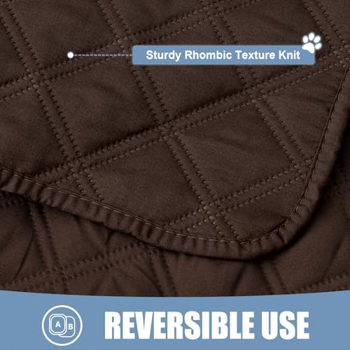 Smiry Waterproof Reversible Pet Couch Covers for Dogs