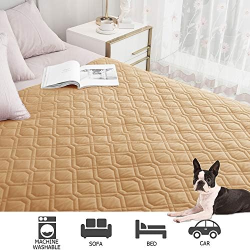 Ameritex Waterproof Dog Bed Blankets Cover for Bed Couch Sofa Reversible