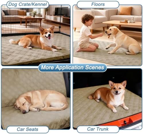 hyha Waterproof Reversible Dog Blanket, Soft Couch Cover for Dogs Washable