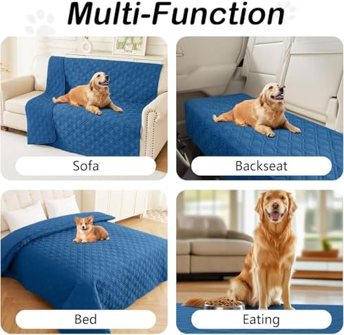 hyha Waterproof Dog Bed Blanket - Soft Pet Blanket & Sofa Cover for Dogs