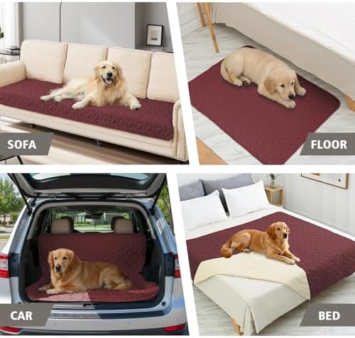 Ameritex Pet Bed Cover Dog Bed Blanket for Sofa and Furniture Waterproof New Pattern Design