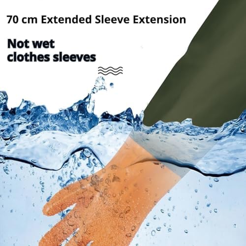 YOFANG 27.6" Extra Long Pet Grooming Bathing Gloves For Dogs & Cats
