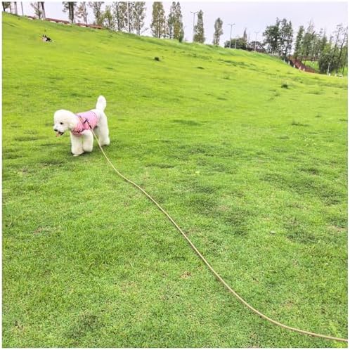 MayPaw 15ft Long Rope Dog Leash for Large Medium Dogs Soft Handle Dog Lead