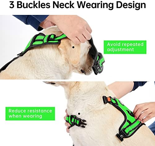 IVY&LANE No Pull Dog Harness for Small Dogs,Reflective Dog Vest Harness