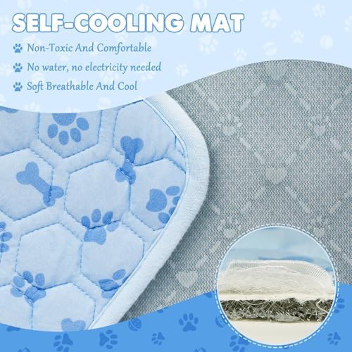 SHEJIZE Dog Cooling Mat for Small Large & Senior Dogs
