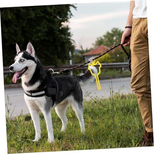 Garneck Dog Poop Bag Dispenser Hands Waste Bag Carrier Leash Clip Easy Cleanup
