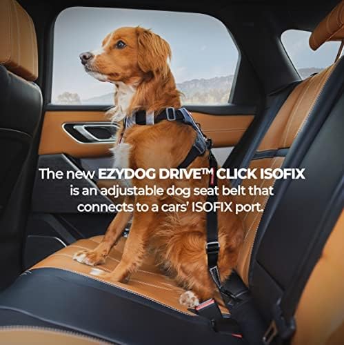 EzyDog Click ISOFIX Cargo - Dog Seat Belt Car Restraint - 24in - 40in