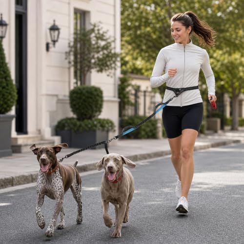 Kytely Dual Dog Leash, Hands Free Double Dog Leash