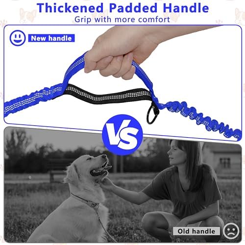Hands Free Dog Leash with Zipper Pouch for Dog Walking