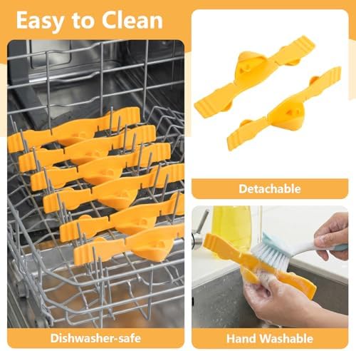 Silicone Dog Slow Feeder Bowl Insert with Suction Cups, Cuttable Food-Grade Lick Mat Divider Fits Stainless Steel Ceramic Glass Dog Bowls, Helps Slow Down Eating, Orange