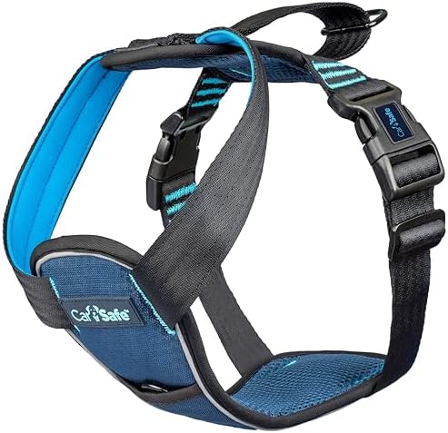 Carsafe Crash Tested Dog Harness Blue X Small