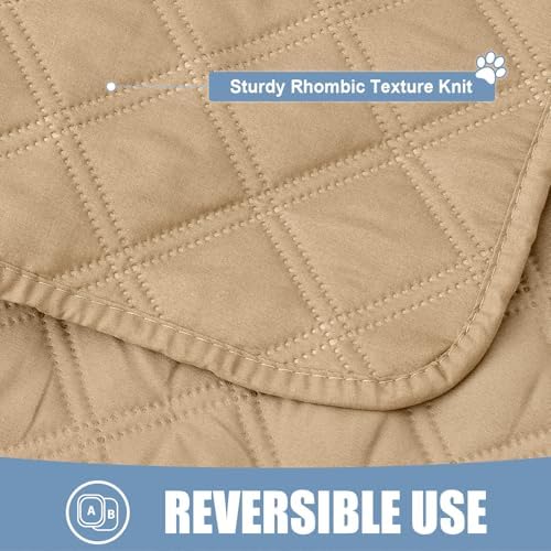 Smiry Waterproof Reversible Pet Couch Covers for Dogs