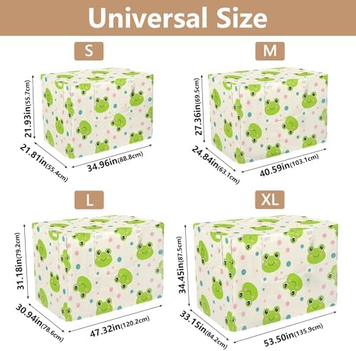 Kigai Frogs Dog Crate Cover Oxford Fabric Windproof Waterproof Kennel Cover with Breathable Mesh & Roll-Up Panels, Fit for 41 in Cage, Washable