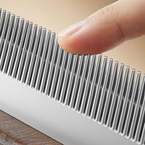 Cat & Dog Deshedding Brush, Stainless Steel Undercoat Comb