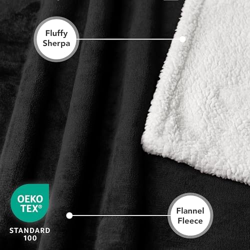 PetAmi Waterproof Dog Blanket for Medium Large Dog Pet, 60x40, Black