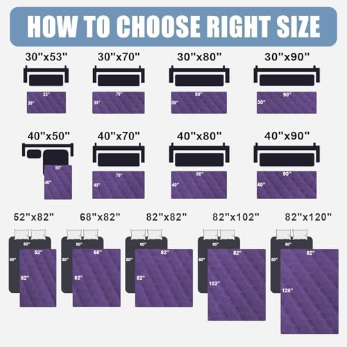 Smiry Waterproof Reversible Pet Couch Covers for Dogs