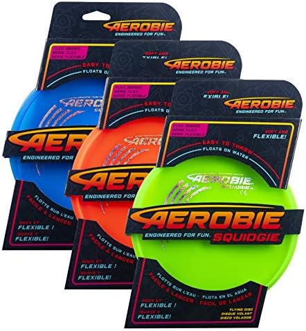 Aerobie Squidgie Disc Glow in the Dark Flying Disc - Colors May Vary