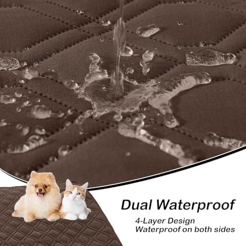 hyha Waterproof Dog Bed Blanket - Soft Pet Blanket & Sofa Cover for Dogs