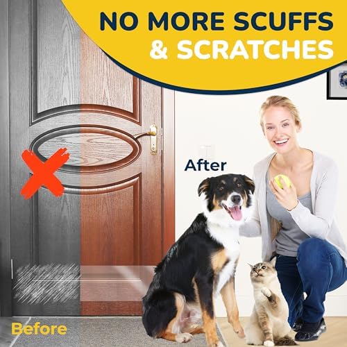 PROTECTO 2Pack Door Protector from Dog Scratching, 34x8 Door Scratch Guard