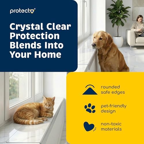 PROTECTO 2-Pack Window Sill Protector from Dogs & Cats, 35.5 x 2.25 in
