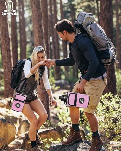 Sports rabbit Universal Water Bottle Holder with Strap & Phone Pocket