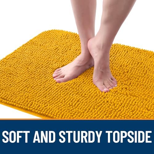 OLANLY Dog Door Mat for Muddy Paws 59x24, Super Absorbent Chenille Mud Mat