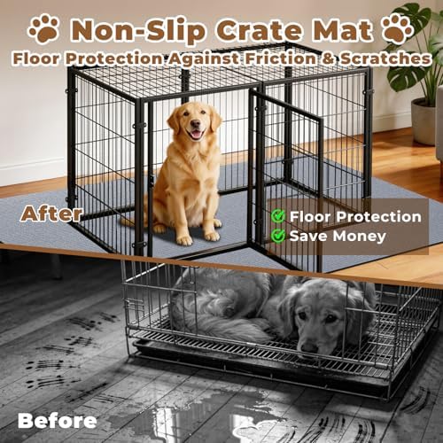 Dog Crate Mat, 29 in X 50 in Dog Playpen Mat Kennel Mat