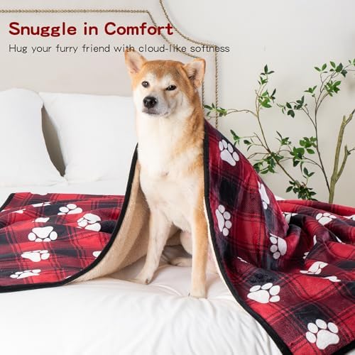 Washable Waterproof Dog Blankets for Large Dogs 60"x80"